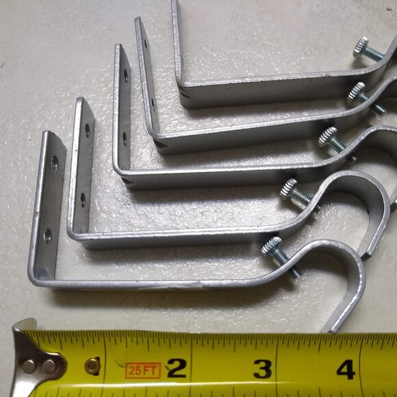 4 pairs Ikea Vagen single curtain rod hooks - Picture 2 of 4